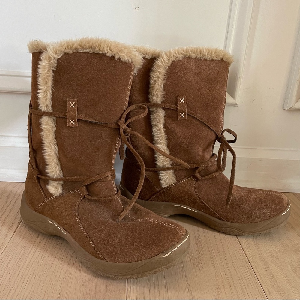 Faux Sherpa boots
